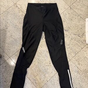 Gore Bike Wear Windstopper Soft Shell Black Cycling Pants Tights